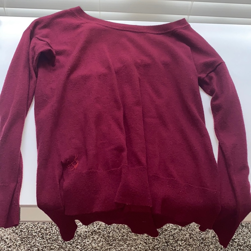 Burgundy Sweater